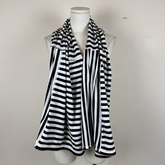 Lululemon Vinyasa Scarf Womens One Size Stripes Shawl Wrap Convertible Infinity - Picture 2 of 10
